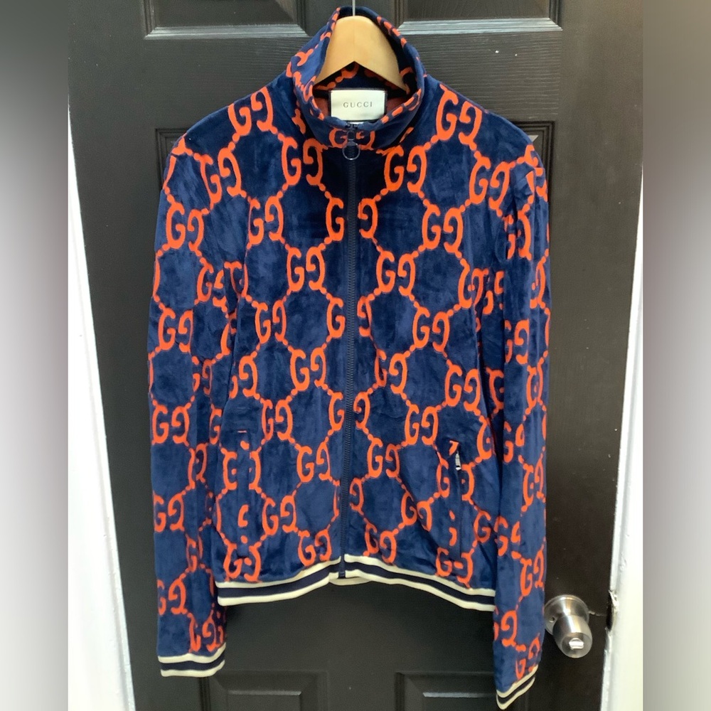 Gucci Blue and Orange men’s Jacket